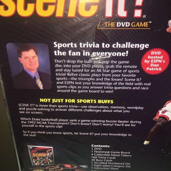 New & Factory Sealed Sports Scene It DVD Game - Picture 3 of 5